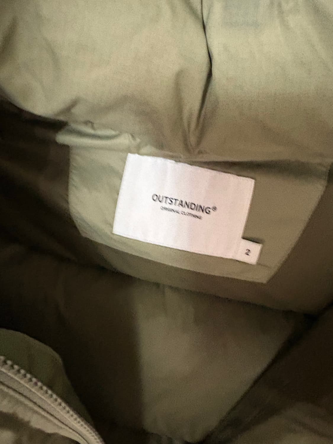 아웃스탠딩 마운틴 파카 패딩 올리브 M 상품이미지3