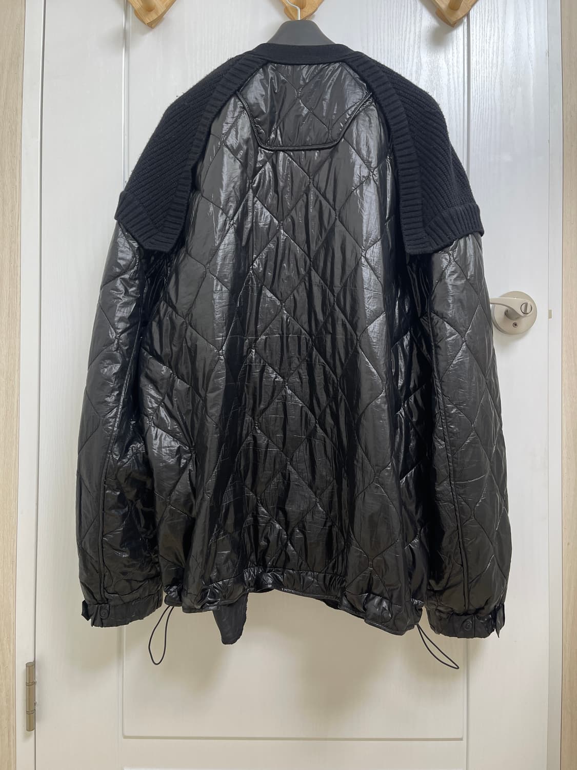 준지 블랙 바시티 가디건 M(105) 상품이미지2