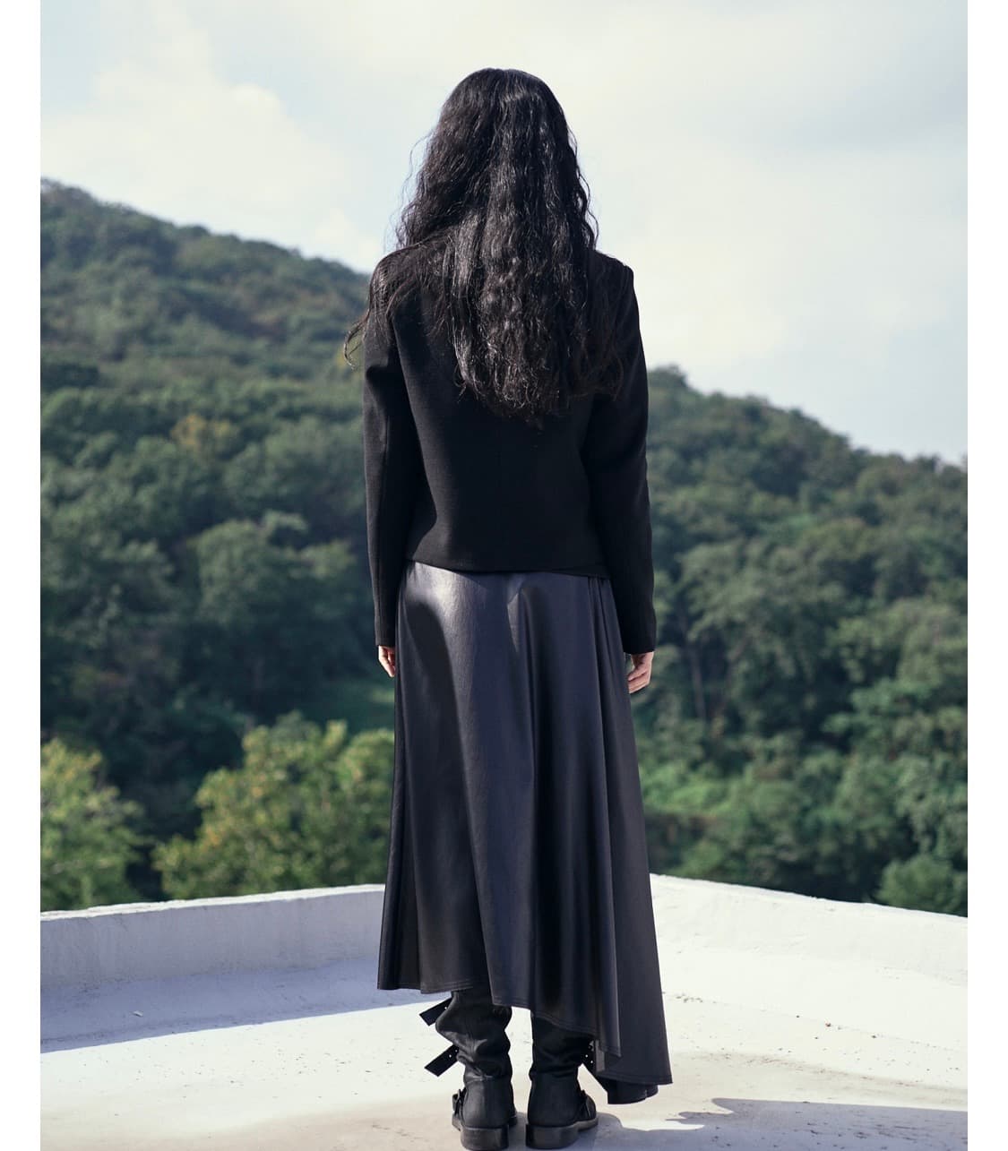 Pula 뿔라 더블 자켓 블랙 상품이미지4