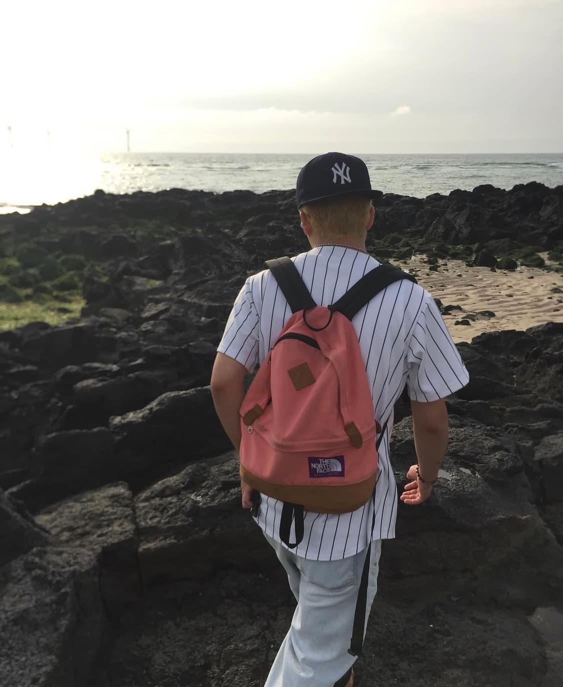 노스페이스 퍼플라벨 데이백 백팩 가방 핑크 PL02 상품이미지1