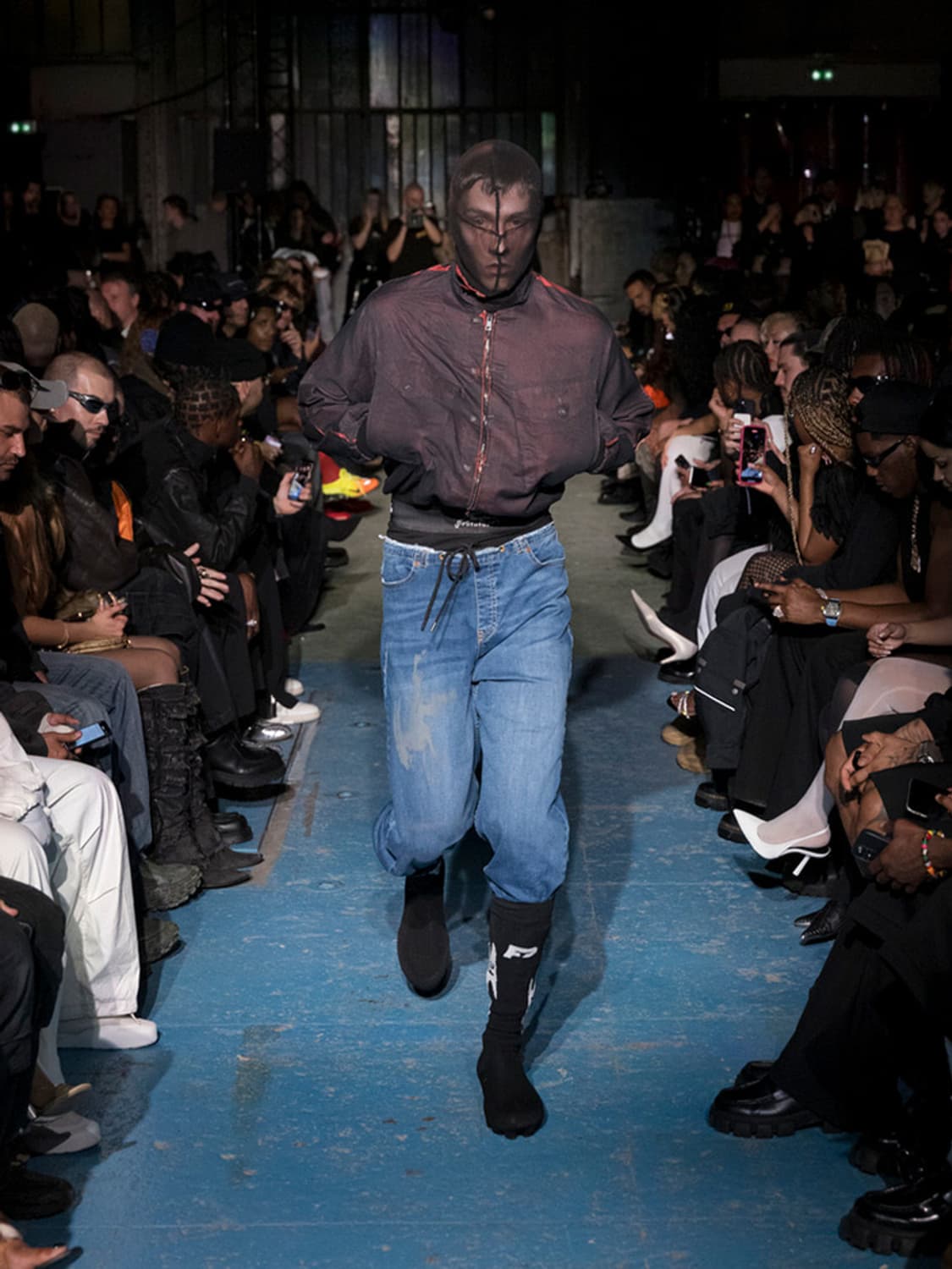 [XS,L/XL]프로토타입스 25ss 웨이스트 밴드 데님 팬츠 상품이미지1