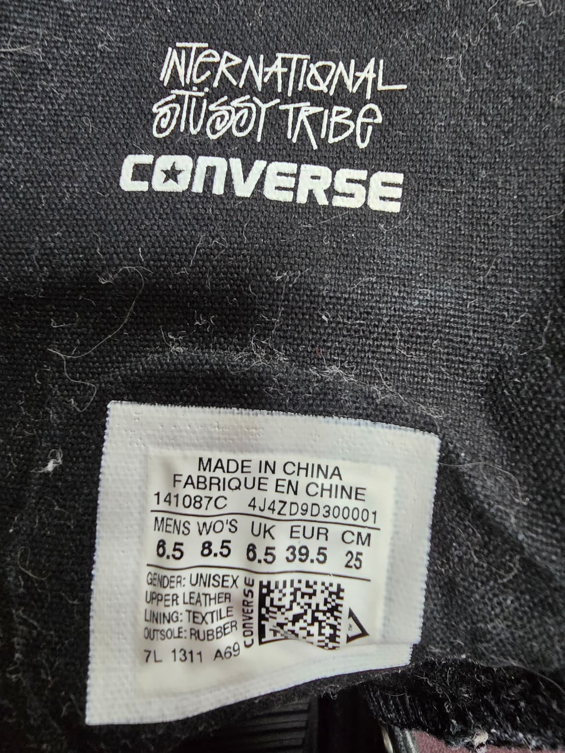 스투시 컨버스 블랙 하이 크로커다일 (1513) 상품이미지6