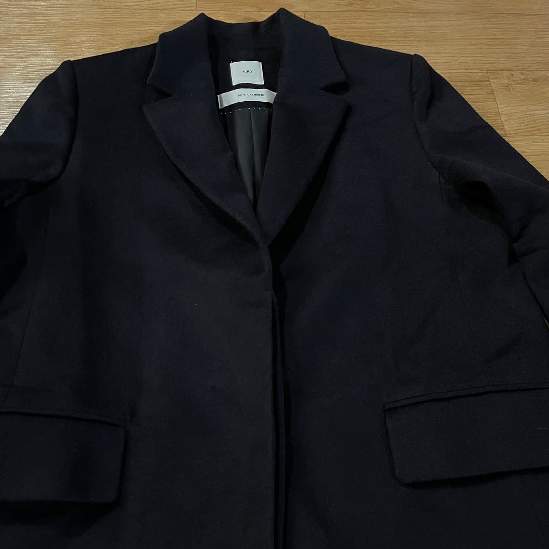 [여66-77] 구호 콜롬보 캐시미어100 코트 상품이미지2