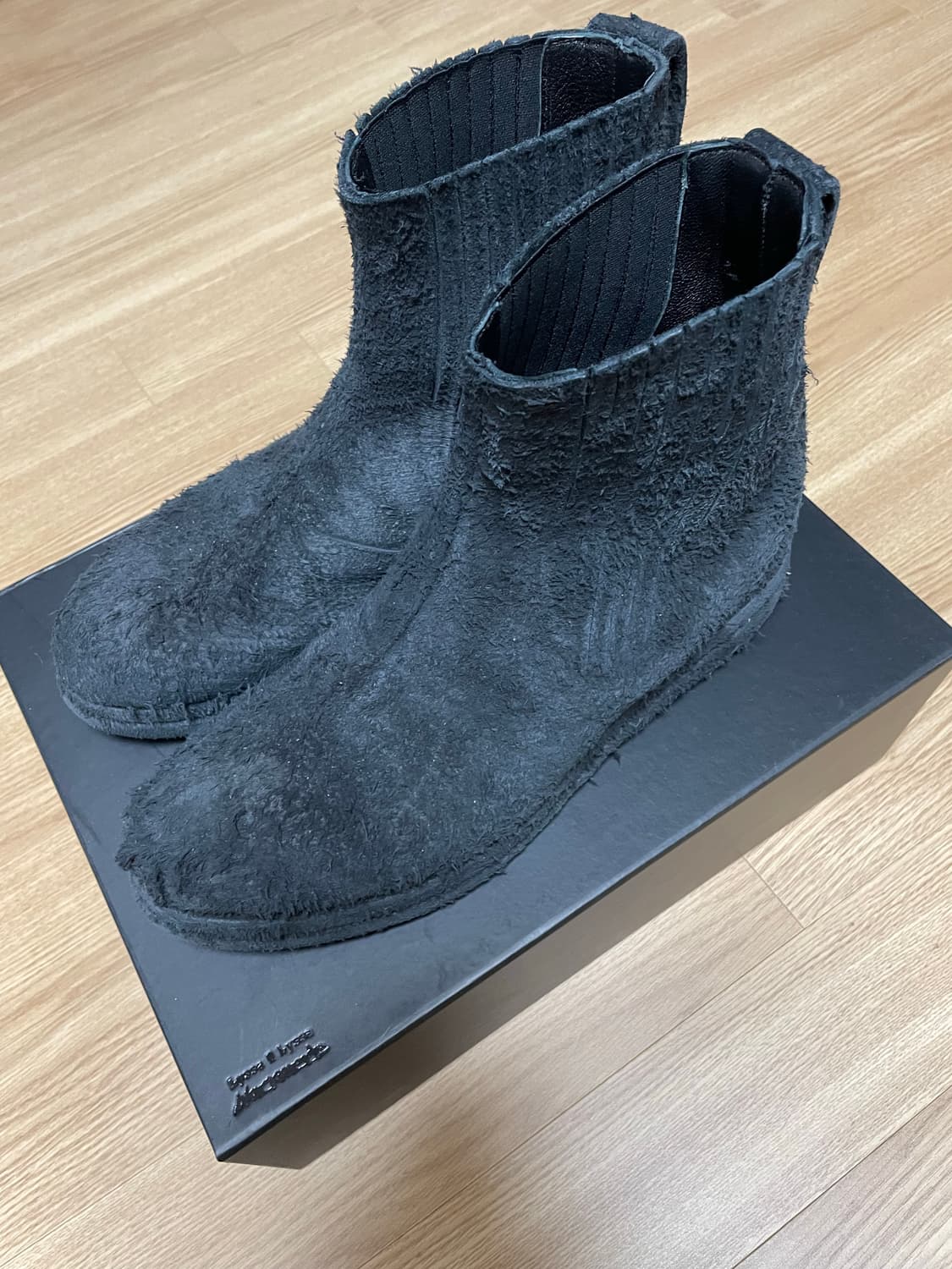 [44] Blackmerle split boots / black 상품이미지1