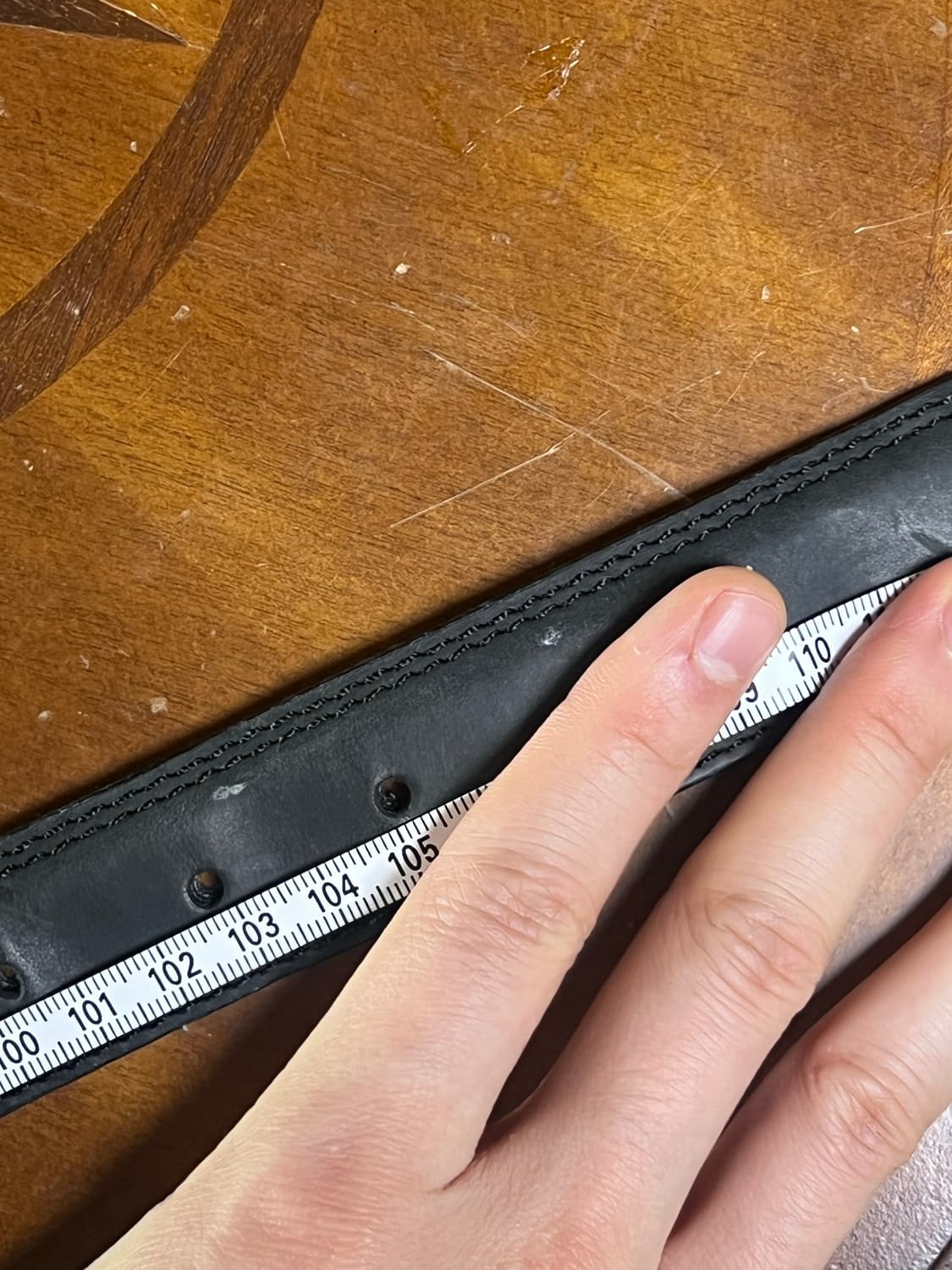 남성 빈티지 가죽 벨트 상품이미지5