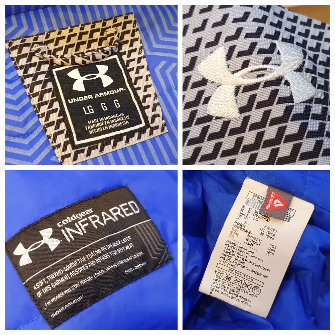 105.언더아머 콜드기어 후드패딩  상품이미지10