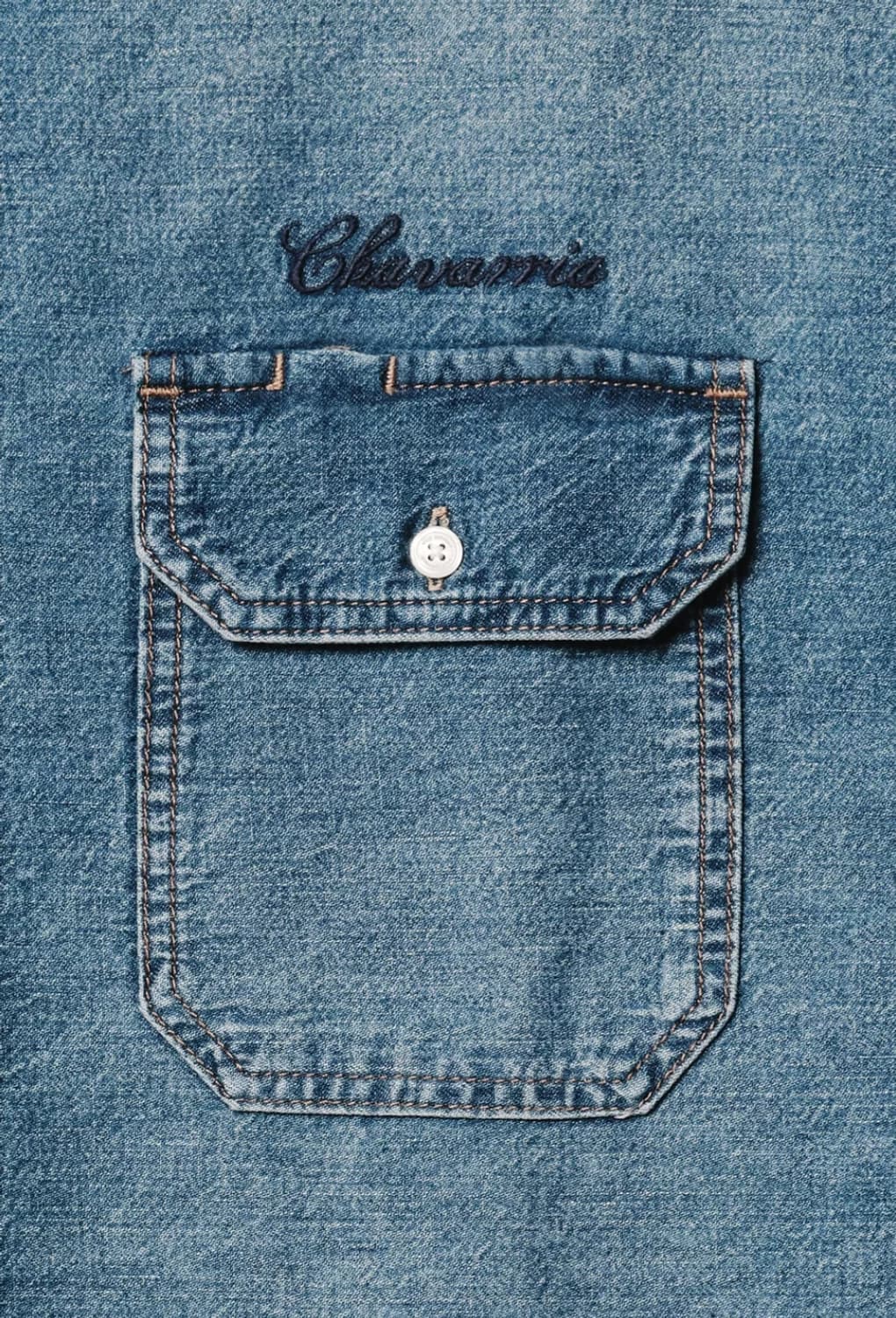 윌리 차바리아 x 자라 자수 박시핏 데님 셔츠 상품이미지4