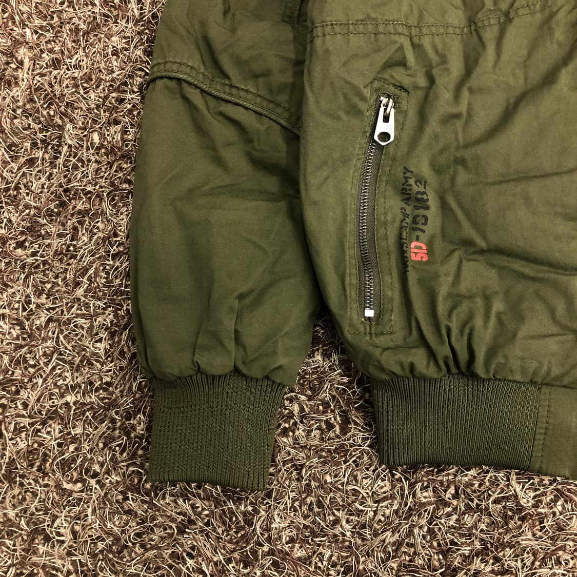 캠프5 빈티지 밀리터리 MARINE 항공 점퍼 상품이미지4