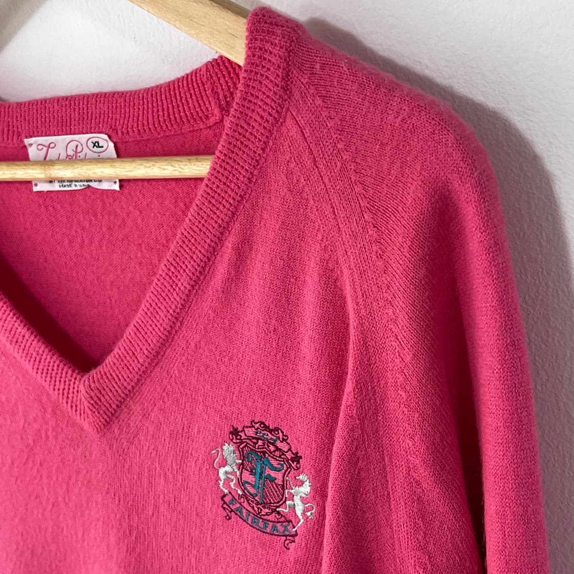 [XL] [USA MADE] 90s 빈티지 브이넥니트 상품이미지1