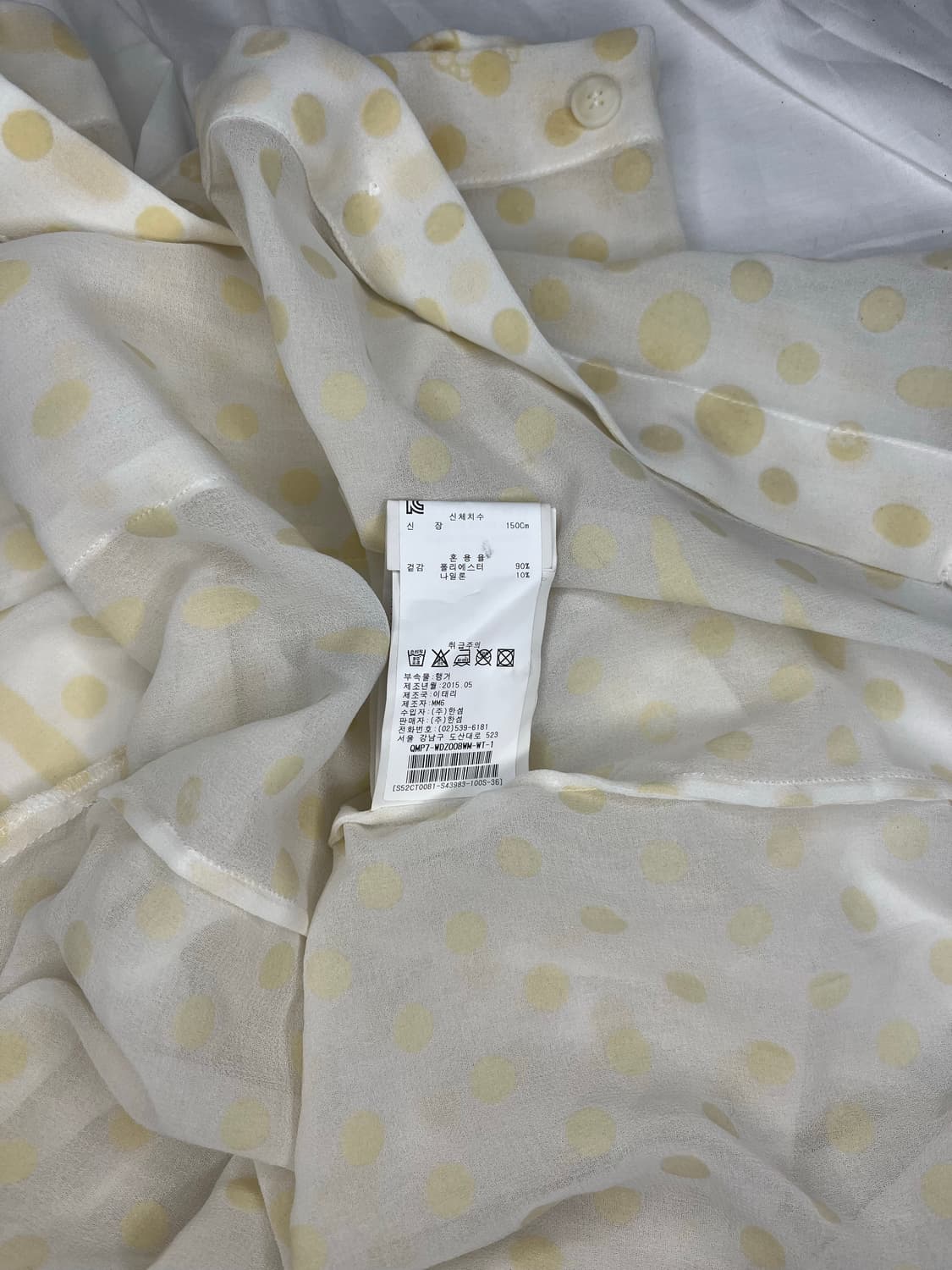 MM6 도트 시스루 드레스 셔츠 상품이미지6