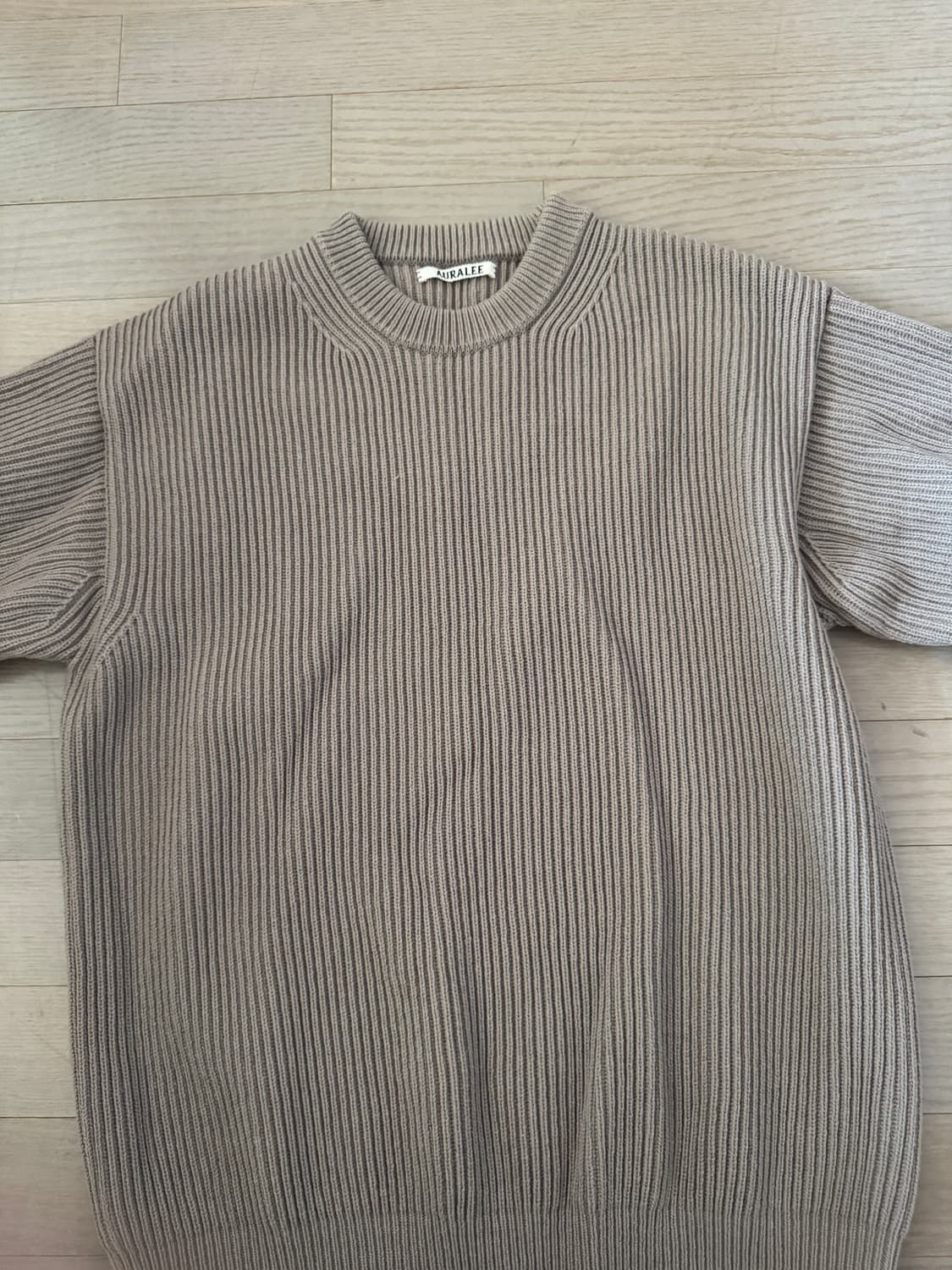 [4] Auralee wool rib knit 상품이미지1