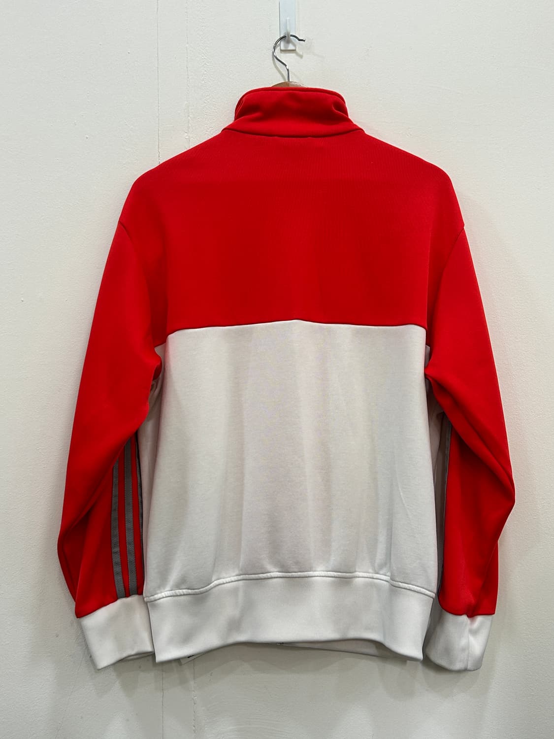 아디다스 흰빨 빈티지 져지 트랙탑 남성 L 상품이미지5