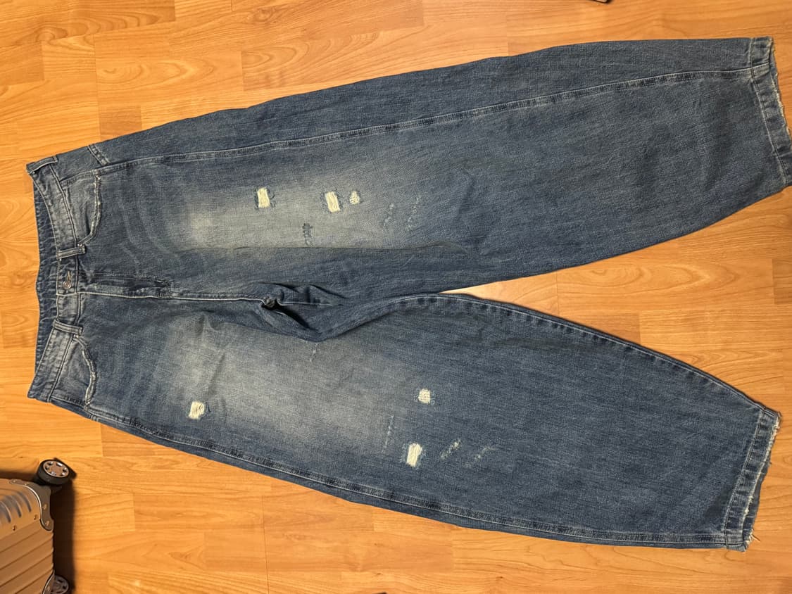 쿠어 디스트로이드 샌드 워싱 진스 m 상품이미지3