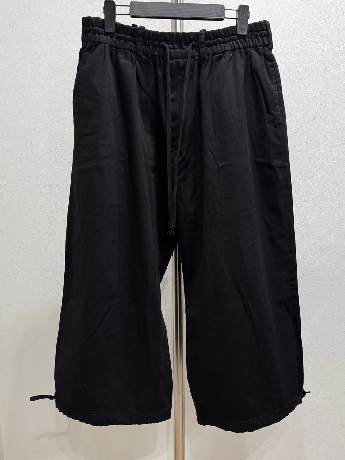 요지야마모토 18aw 코튼 와이드 하카마 팬츠 상품이미지2