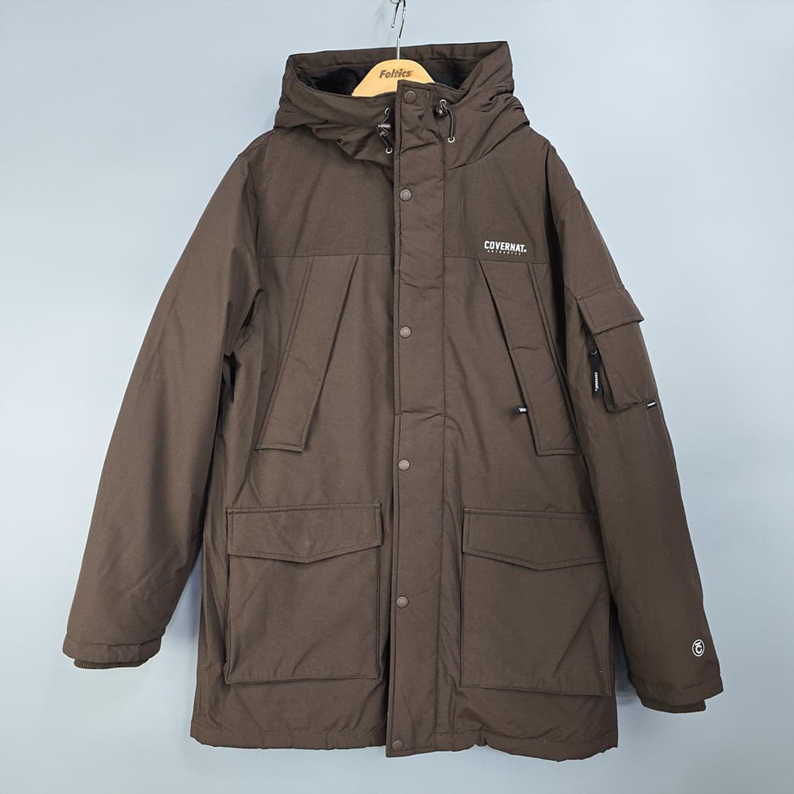 커버낫 덕다운 패딩 브라운 100 상품이미지1