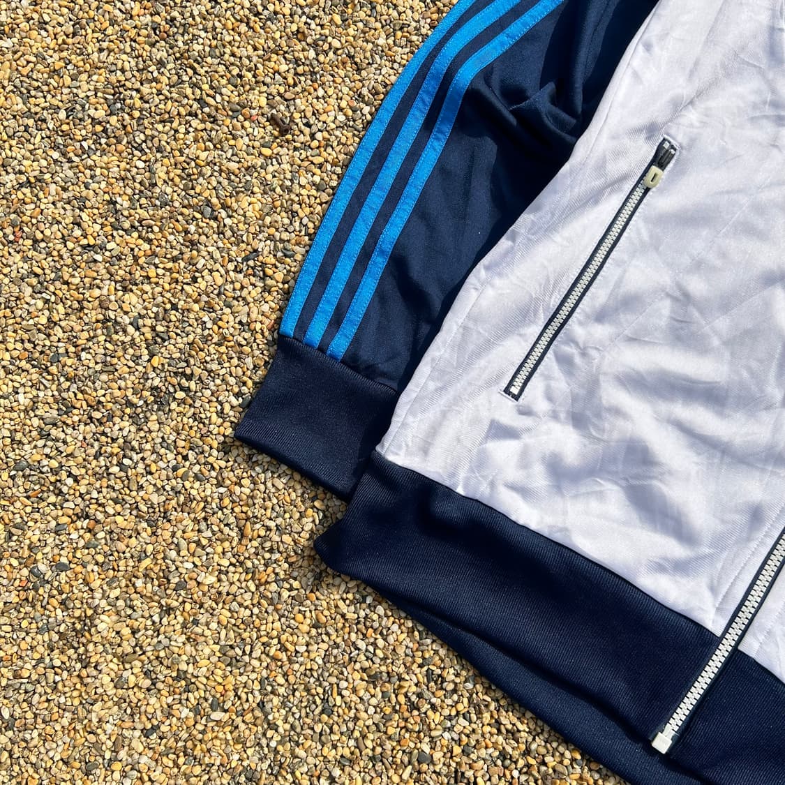 아디다스 스포티 화이트 삼선 져지 상품이미지3