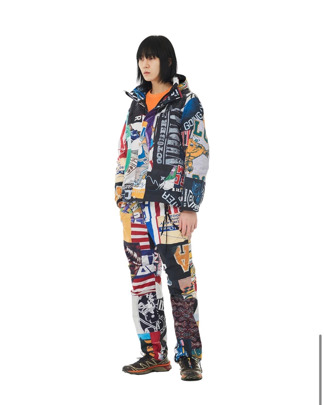 Joegush  Graphic Patchwork Windbreaker 상품이미지4