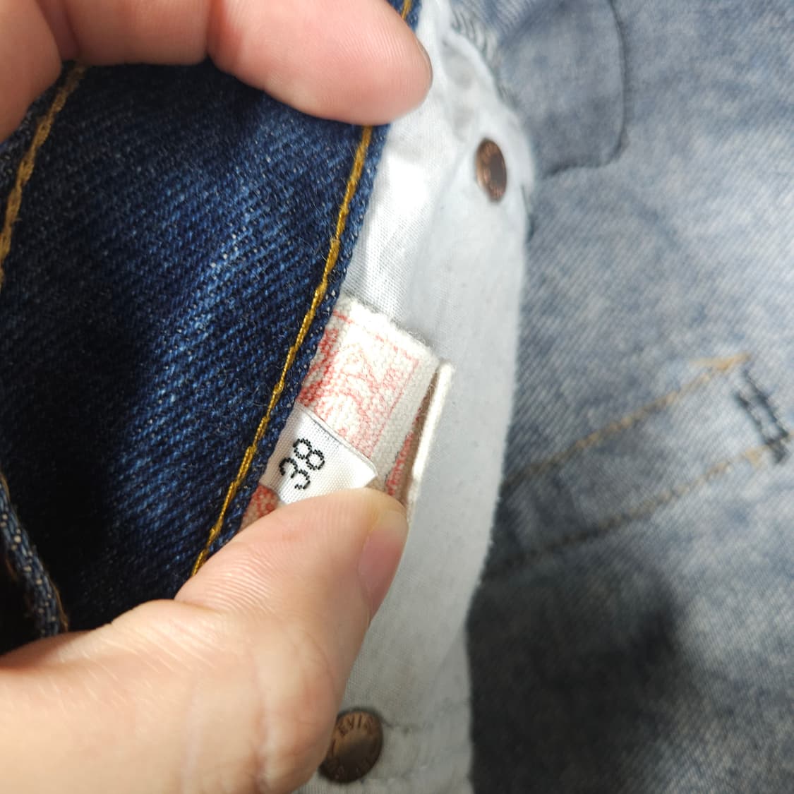 에비수 데님 반바지 상품이미지4