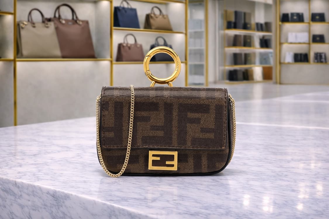 [A급] 펜디 바게트 참 크로스백 나노 판매합니다!!! 상품이미지1