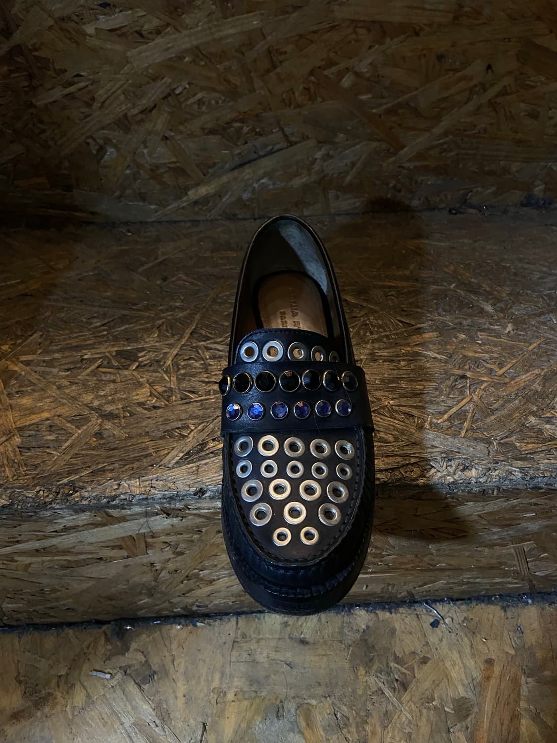 Sonia Rykiel 소니아 리키엘 아일렛 포인트 가죽 로퍼  상품이미지3