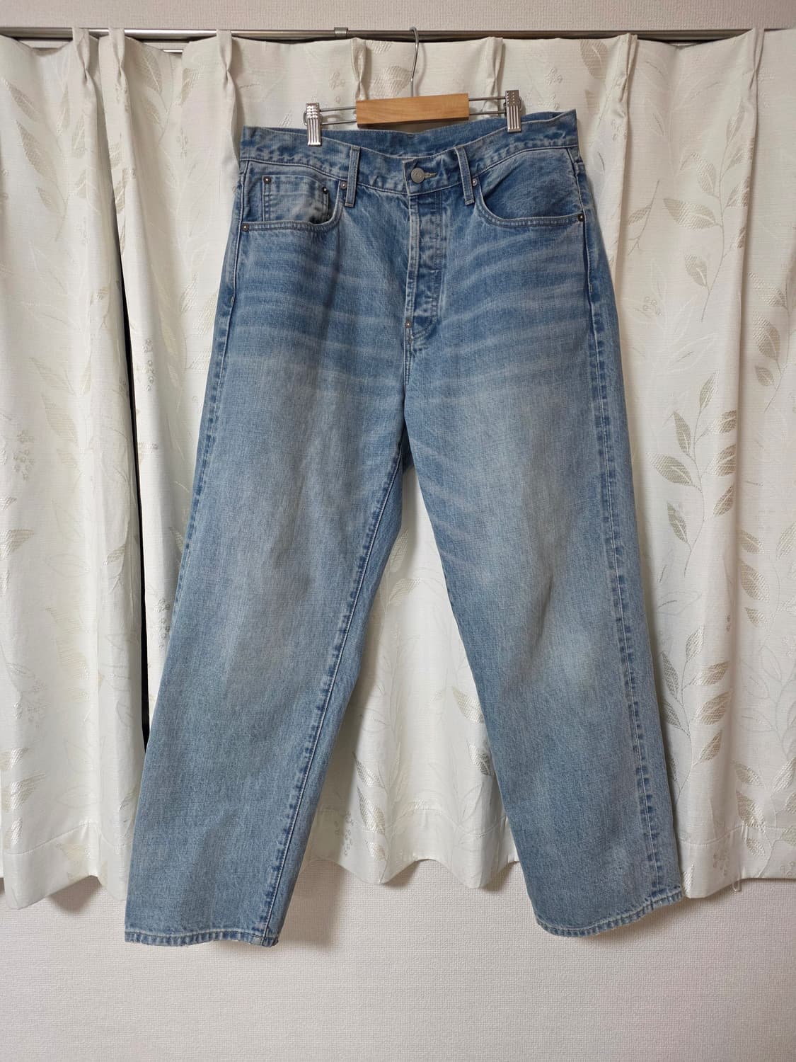 비헤비어 522c 셀비지 데님 팬츠 블리치드 3사이즈(32) 상품이미지2