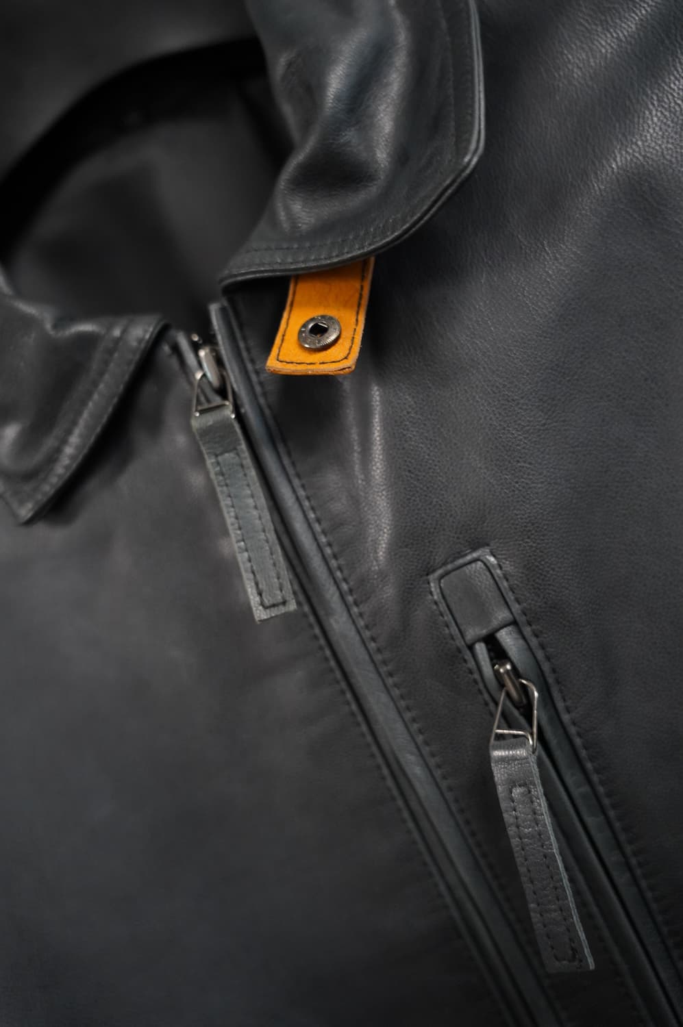 [N][110] 고트스킨 항공 레더 자켓 상품이미지5