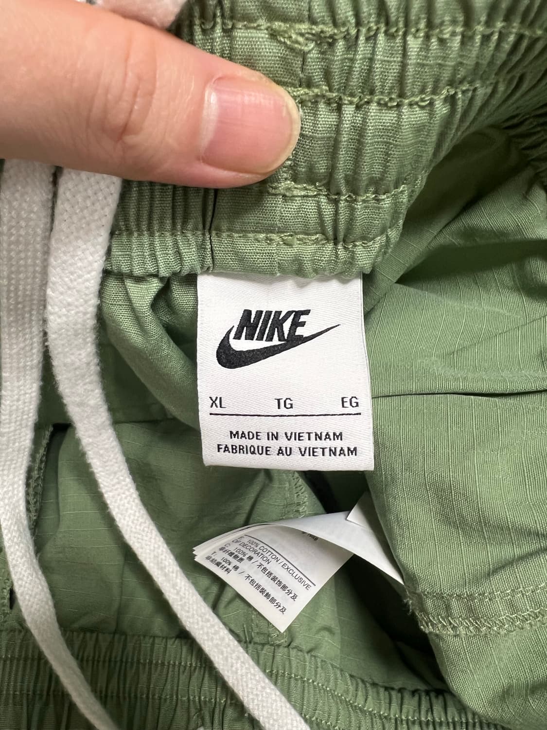 [XL] 나이키 클럽 우븐 카고 팬츠 오일 그린 - 아시아 상품이미지6