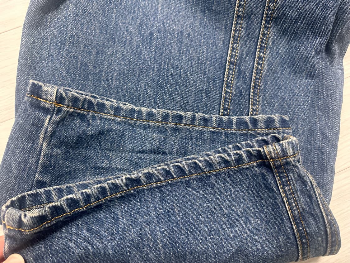 다이브인 와이드 커브드 데님팬츠 0사이즈 상품이미지3