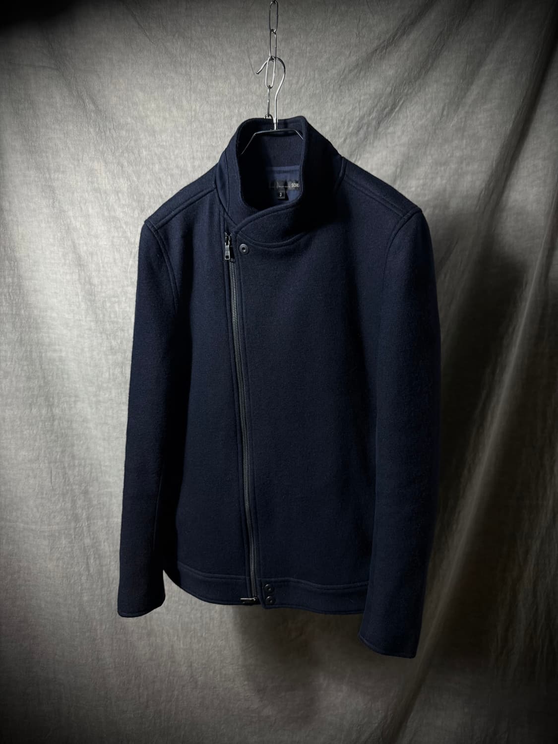 Schlussel Asymmetric Wool Jacket 상품이미지1