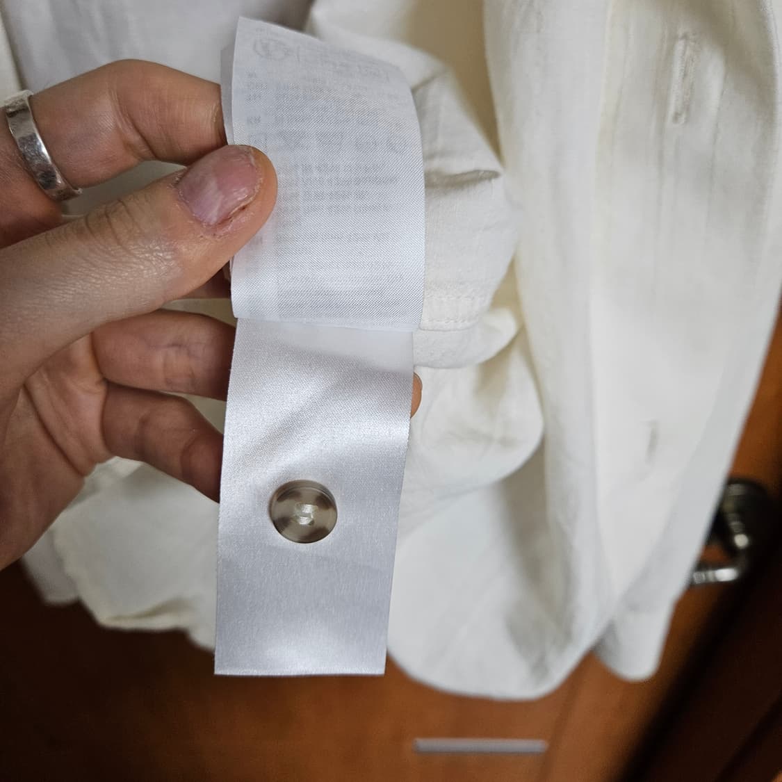 COS 셔츠 XL 아이보리 상품이미지6