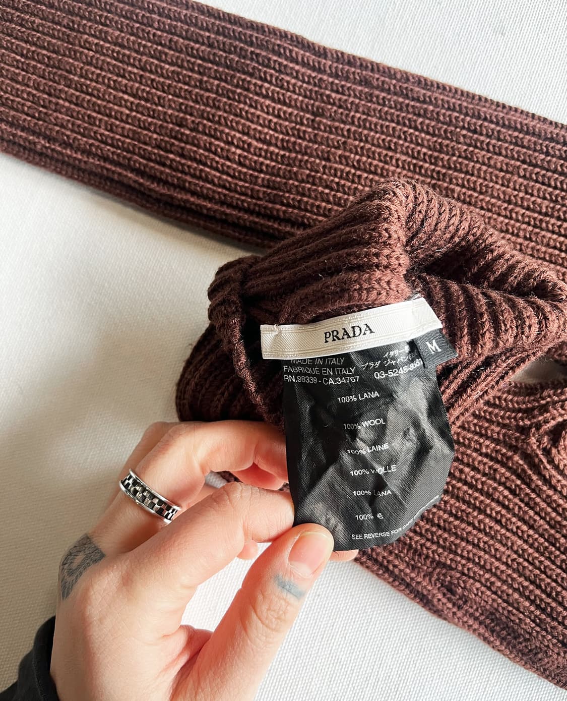 PRADA brown long gloves 상품이미지10