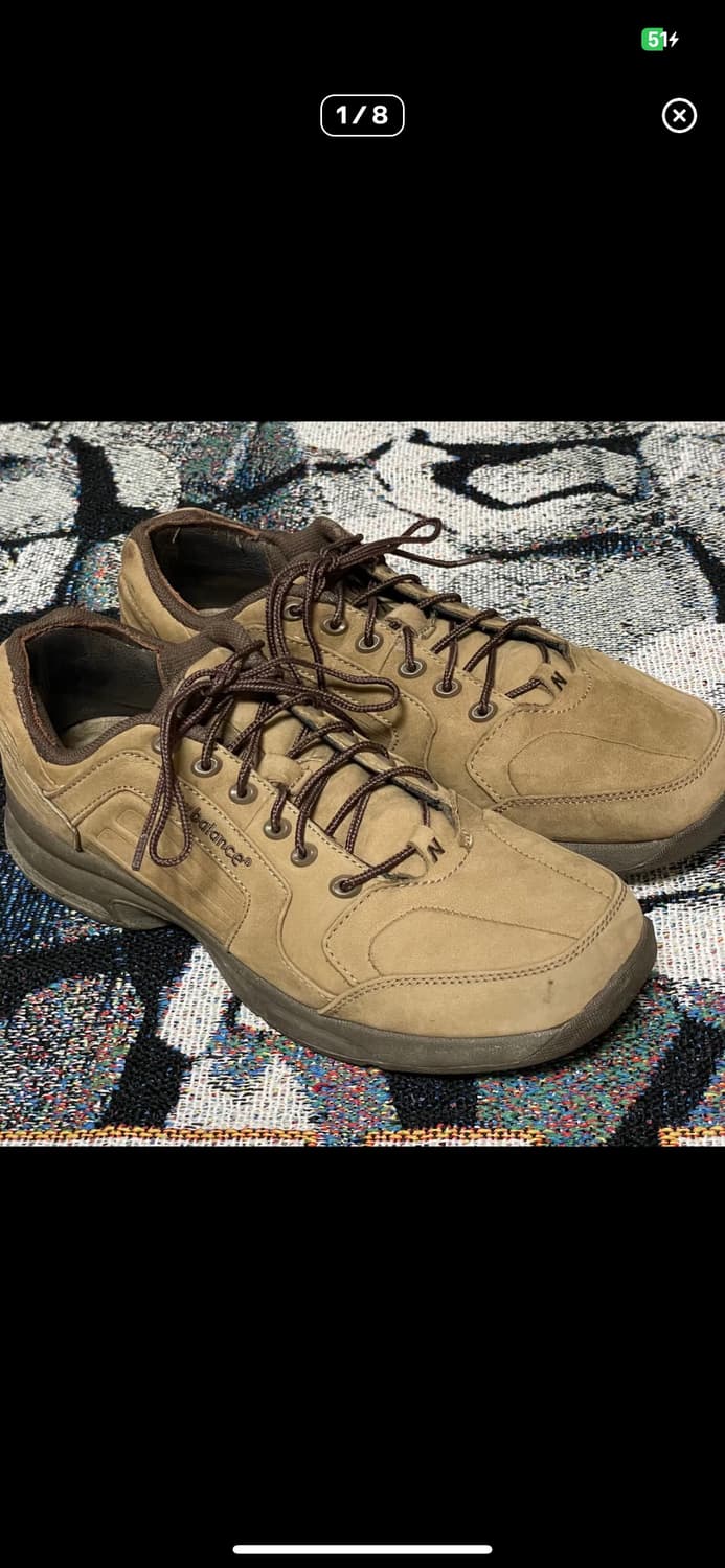 뉴발란스 627 브라운 스웨이드 신발 상품이미지1