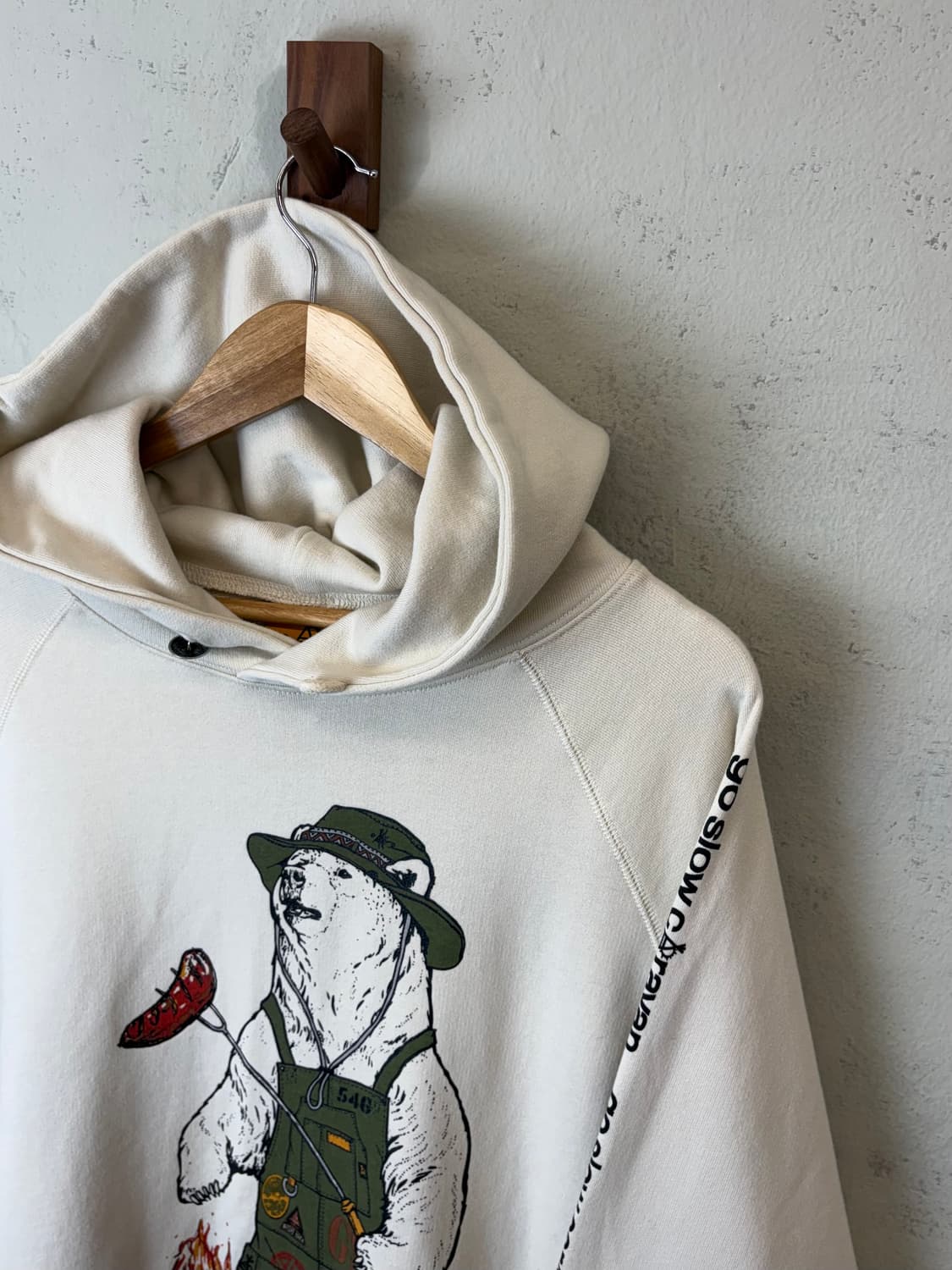 고슬로우카라반 파커 캠퍼 베어 후드티 상품이미지6