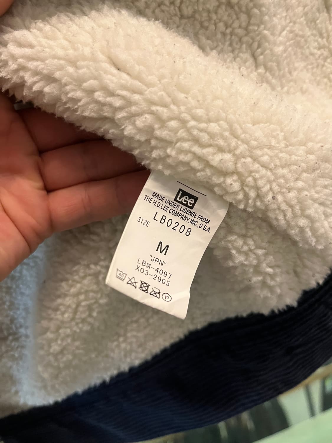 Lee for United Arrows 스톰라이더 코듀로이 쉐르파자켓 M 상품이미지7