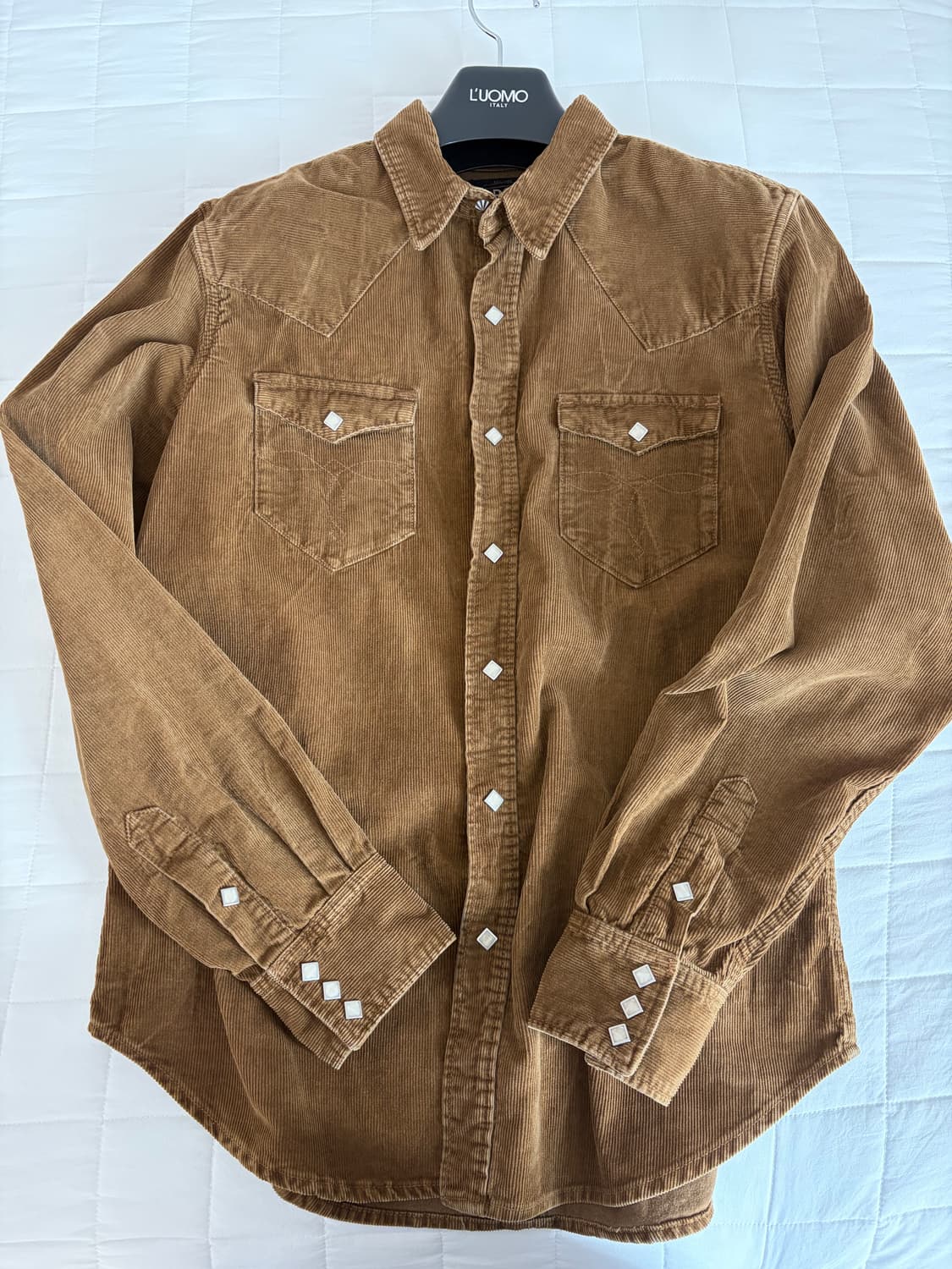 RRL 코듀로이 웨스턴 셔츠 상품이미지1