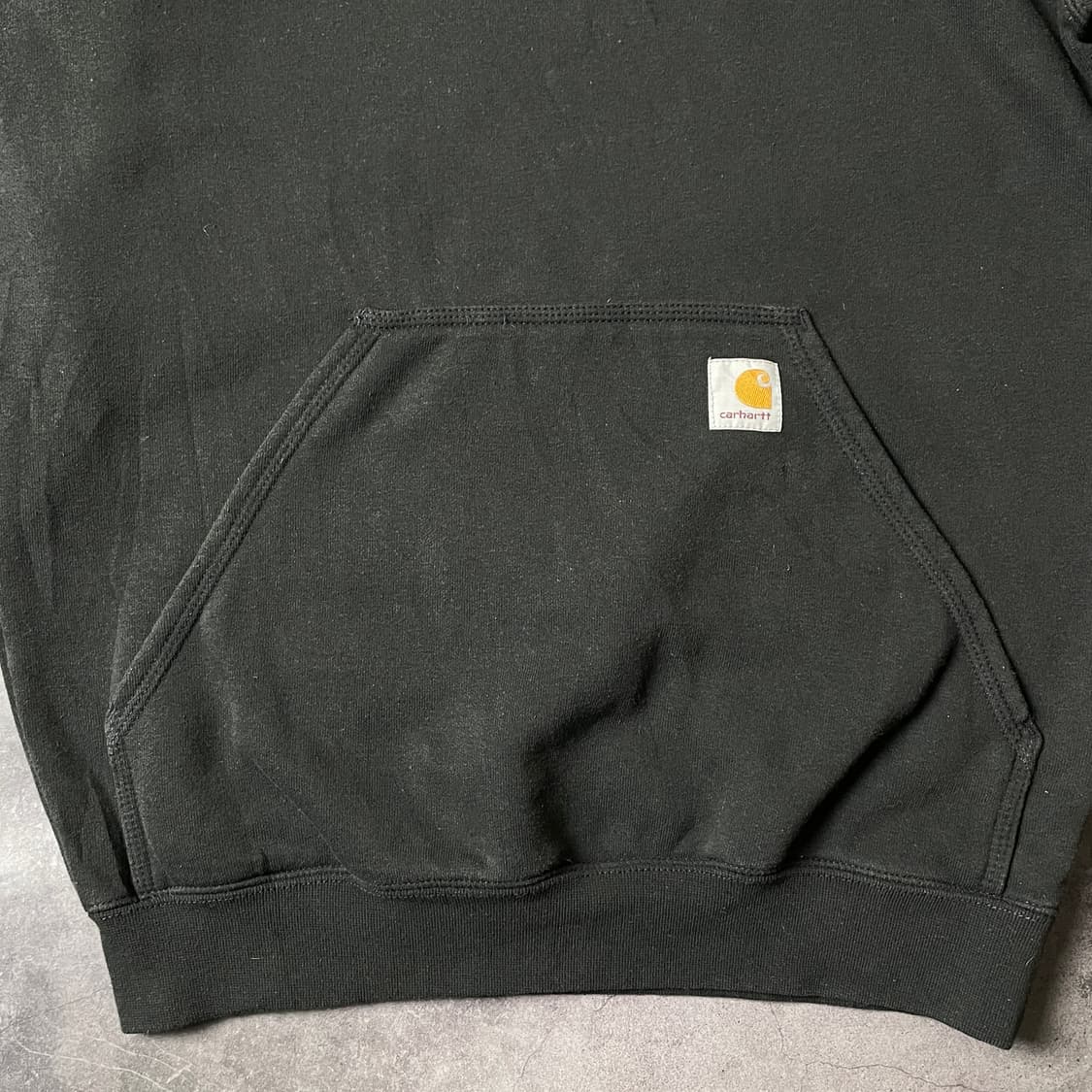 CARHARTT  칼하트 빈티지 블랙 기모라이닝 후드티 A00374 상품이미지3