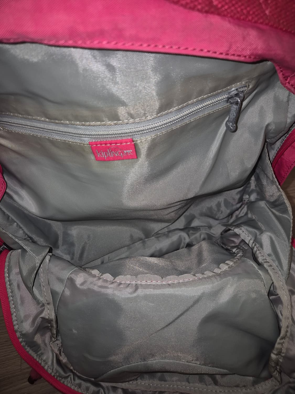 애기고릴라 업은 엄마고릴라 핫핑크 키플링 백팩 상품이미지7