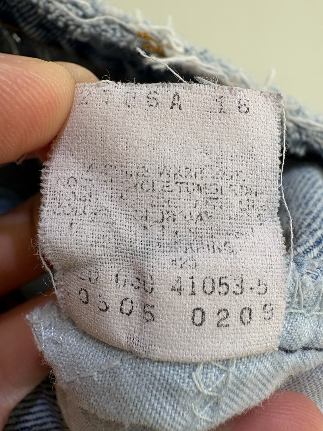 90's LEVIS 505 (Made in USA) 데님팬츠 상품이미지8