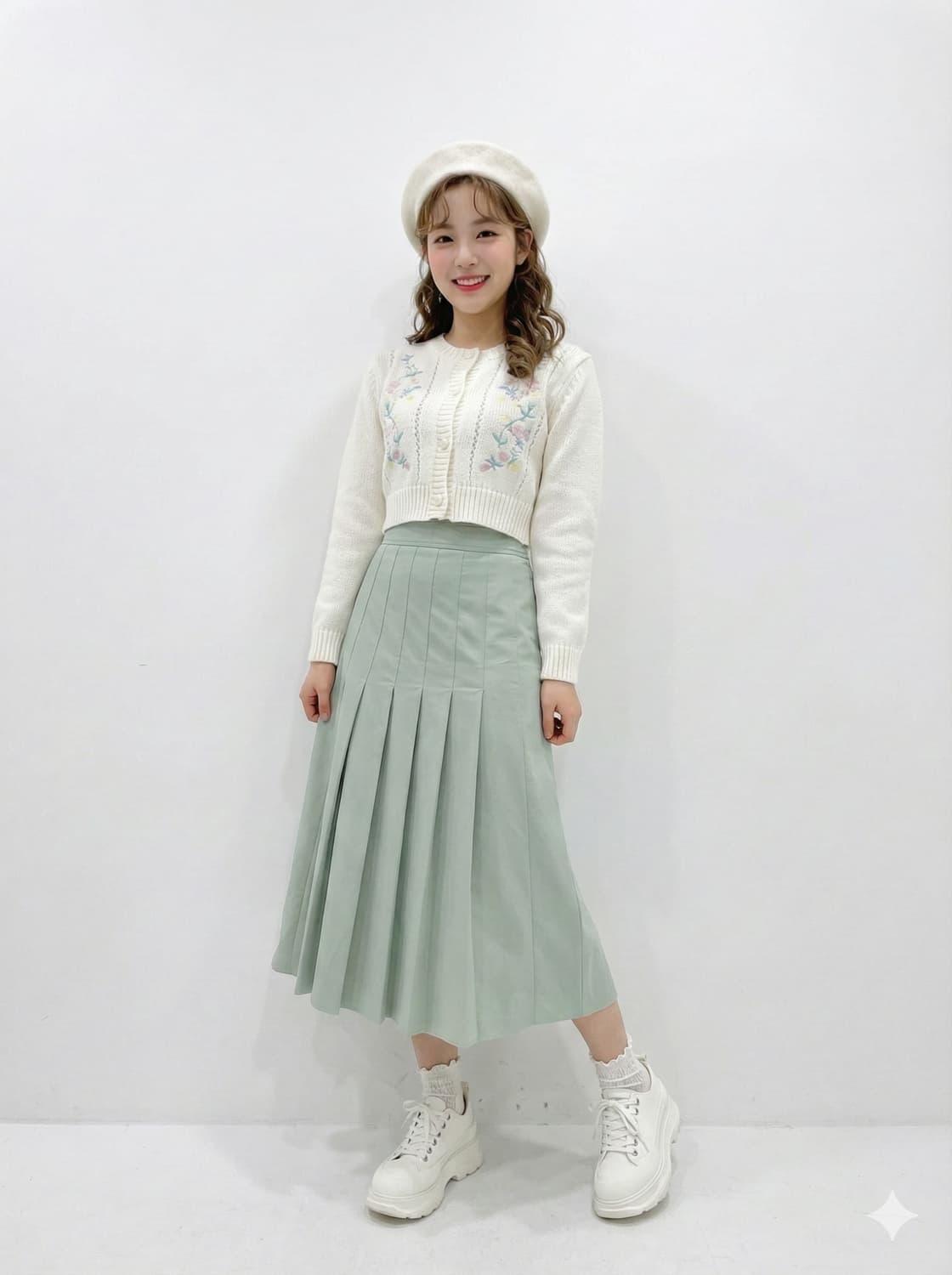 온앤온 on&on 레더 스커트_2 상품이미지1