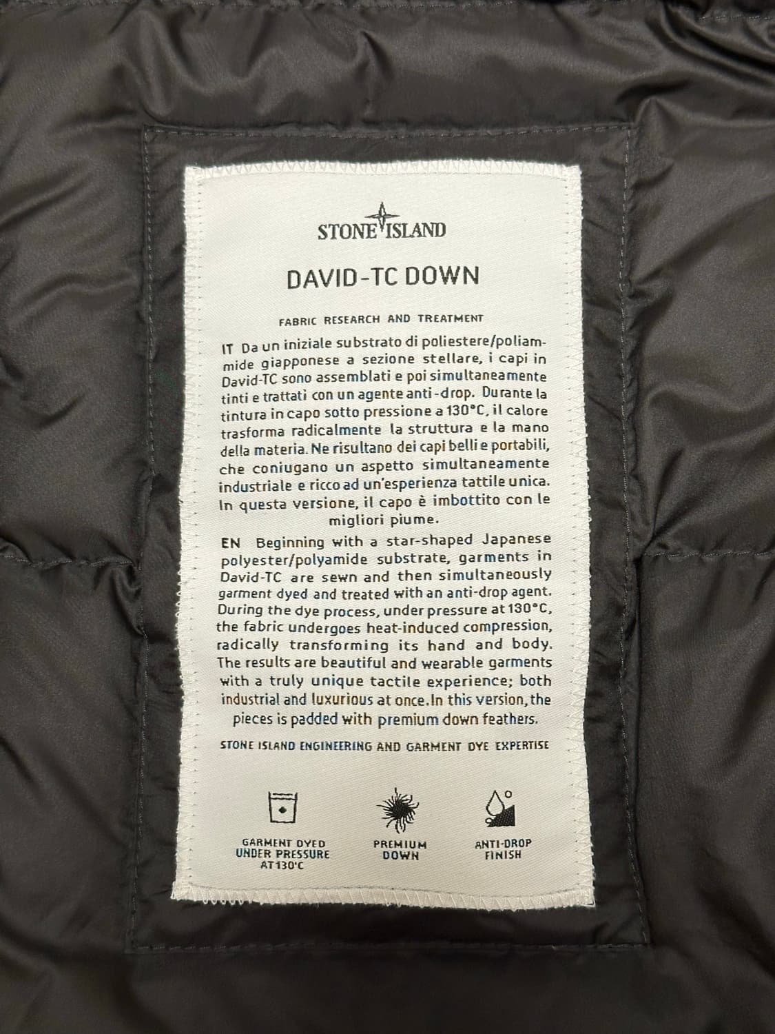 스톤아일랜드 다비드 tc 패딩 22fw XL(105-110) 상품이미지2