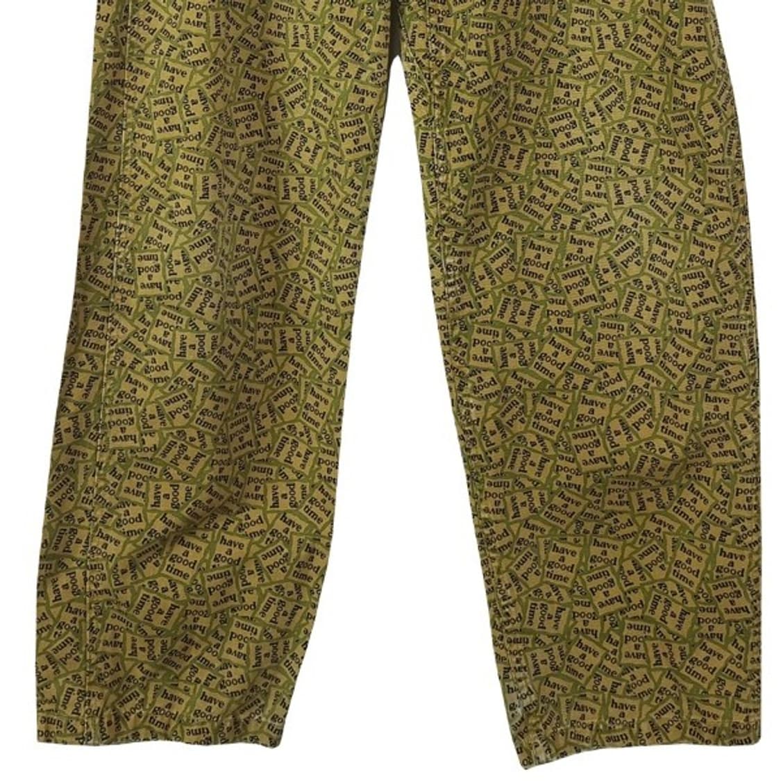 그라미치 X 해브어굿타임 멀티 패턴 루즈 테이퍼드 팬츠 M16488 상품이미지5