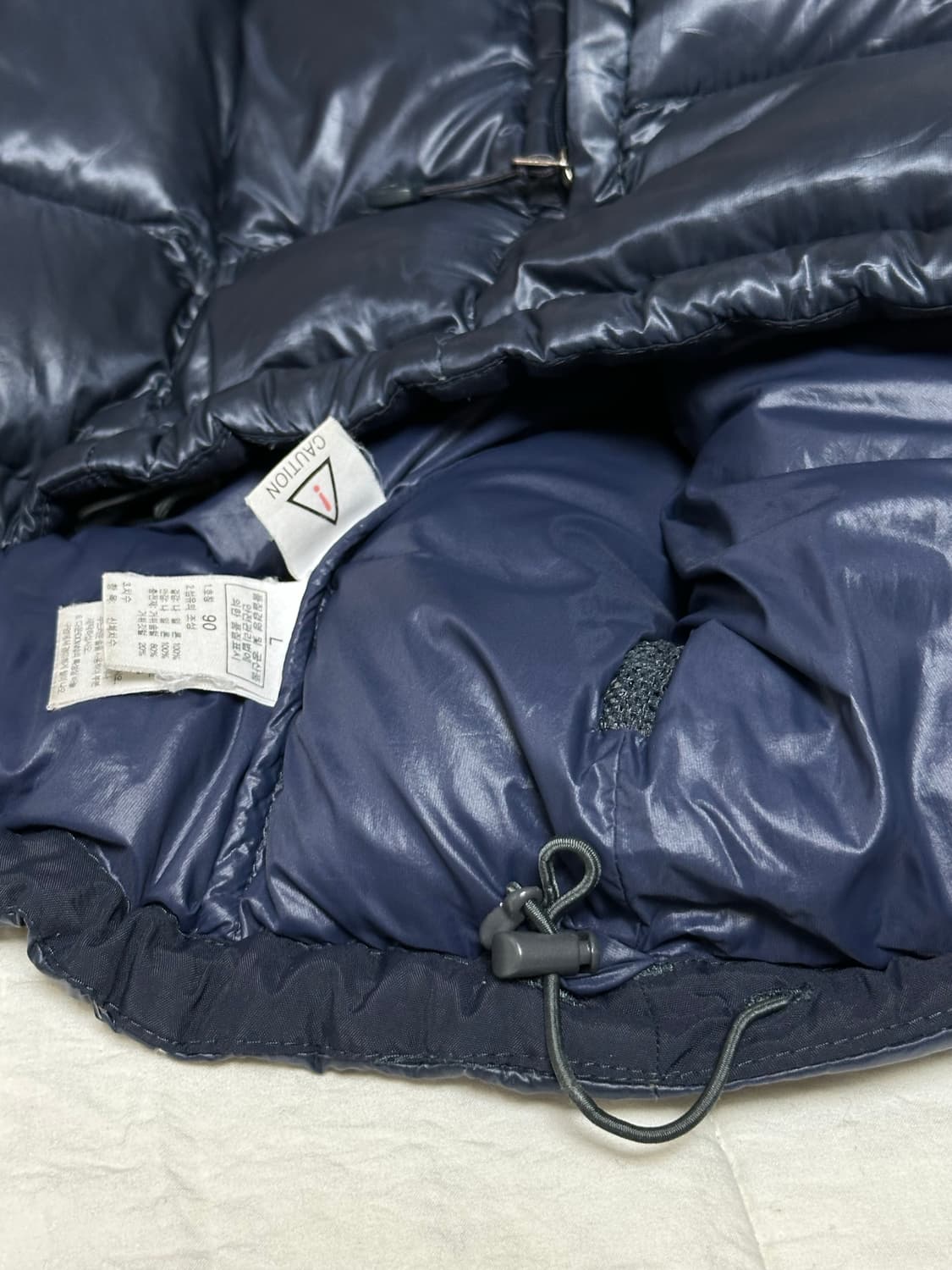 노스페이스 700 구스다운 경량패딩 네이비 90 스몰여성 상품이미지9