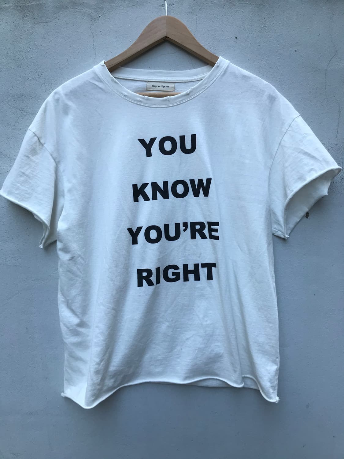 KAEO Raw-Cut T-Shirt 상품이미지1