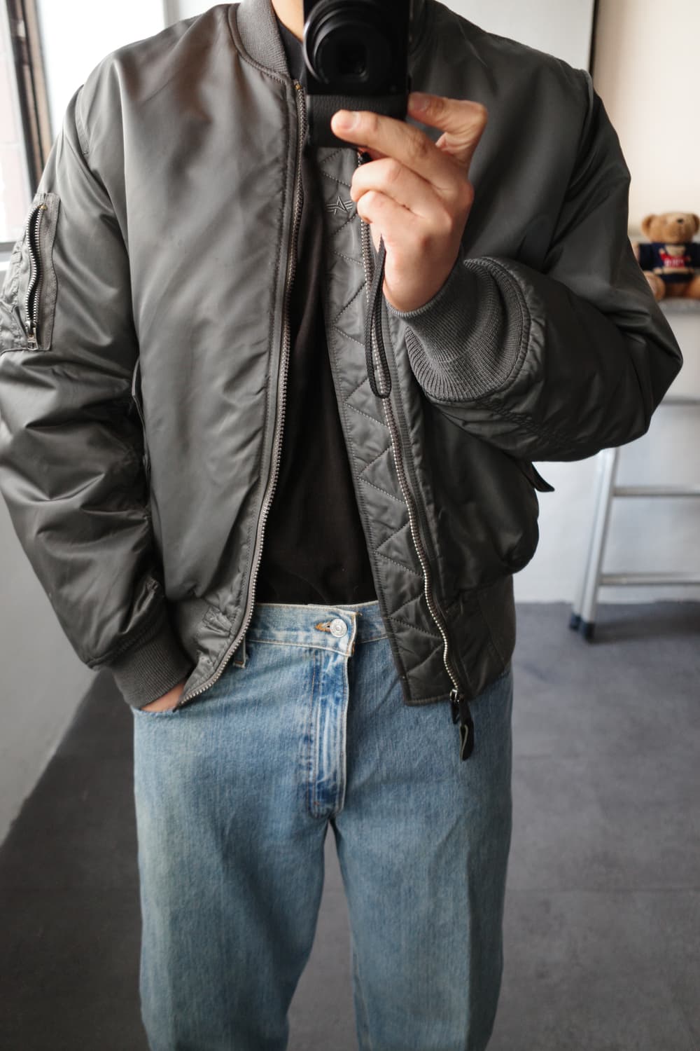 알파 인더스트리 MA-1 자켓 상품이미지2