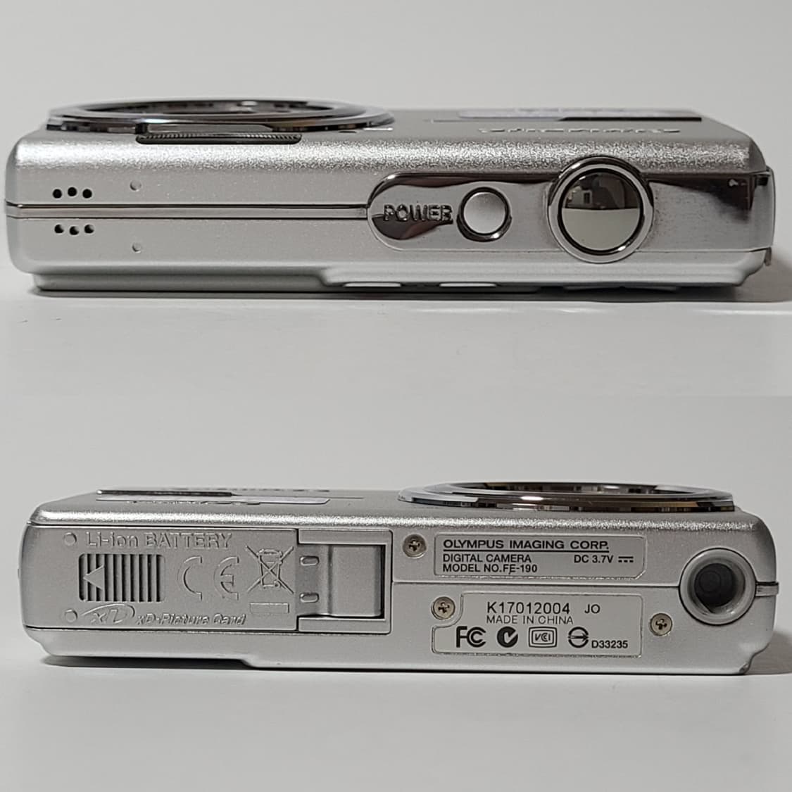 빈티지 올림푸스 FE-190 디지털 카메라 디카 상품이미지5