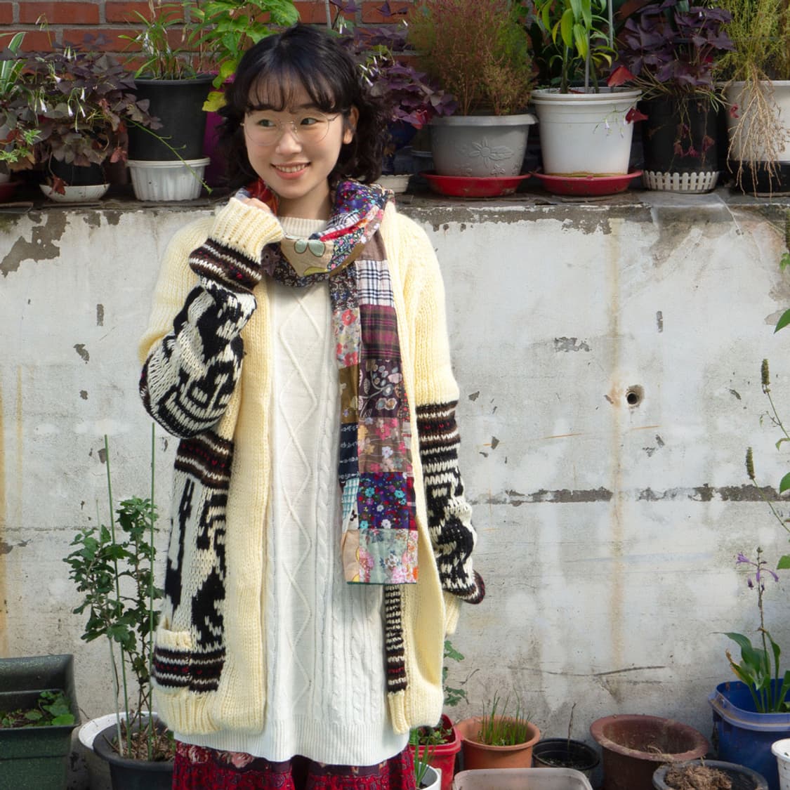 숲속 사슴 코위찬 가디건 상품이미지8