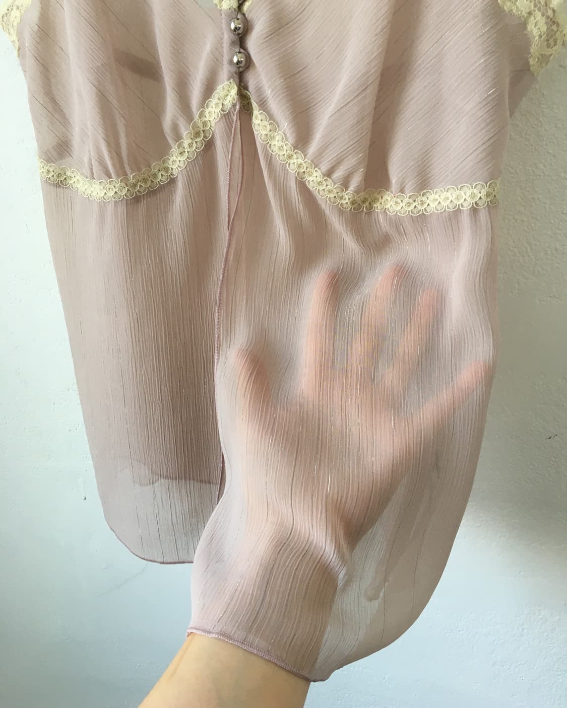 Lace trimming sleeveless 상품이미지4