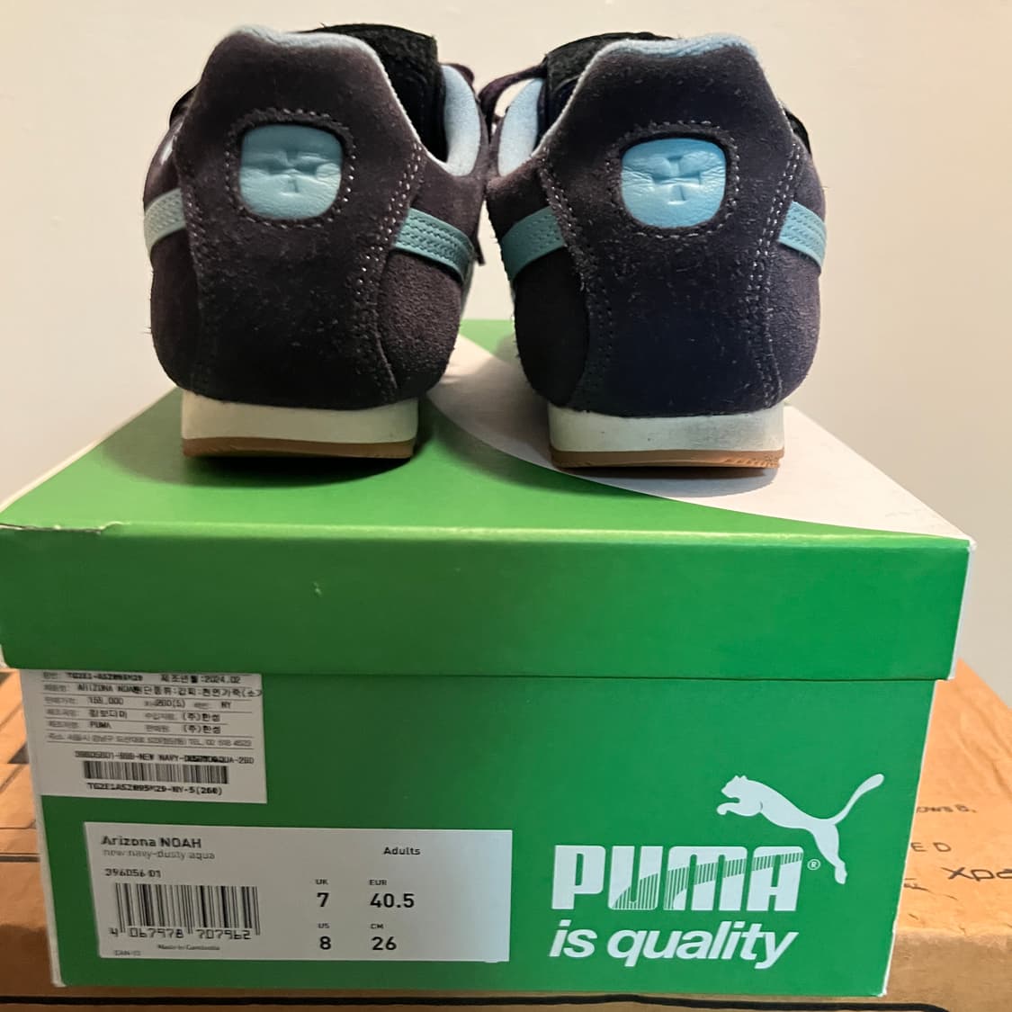 푸마 x 노아 아리조나 뉴 네이비 더스티 아쿠아 260 상품이미지5