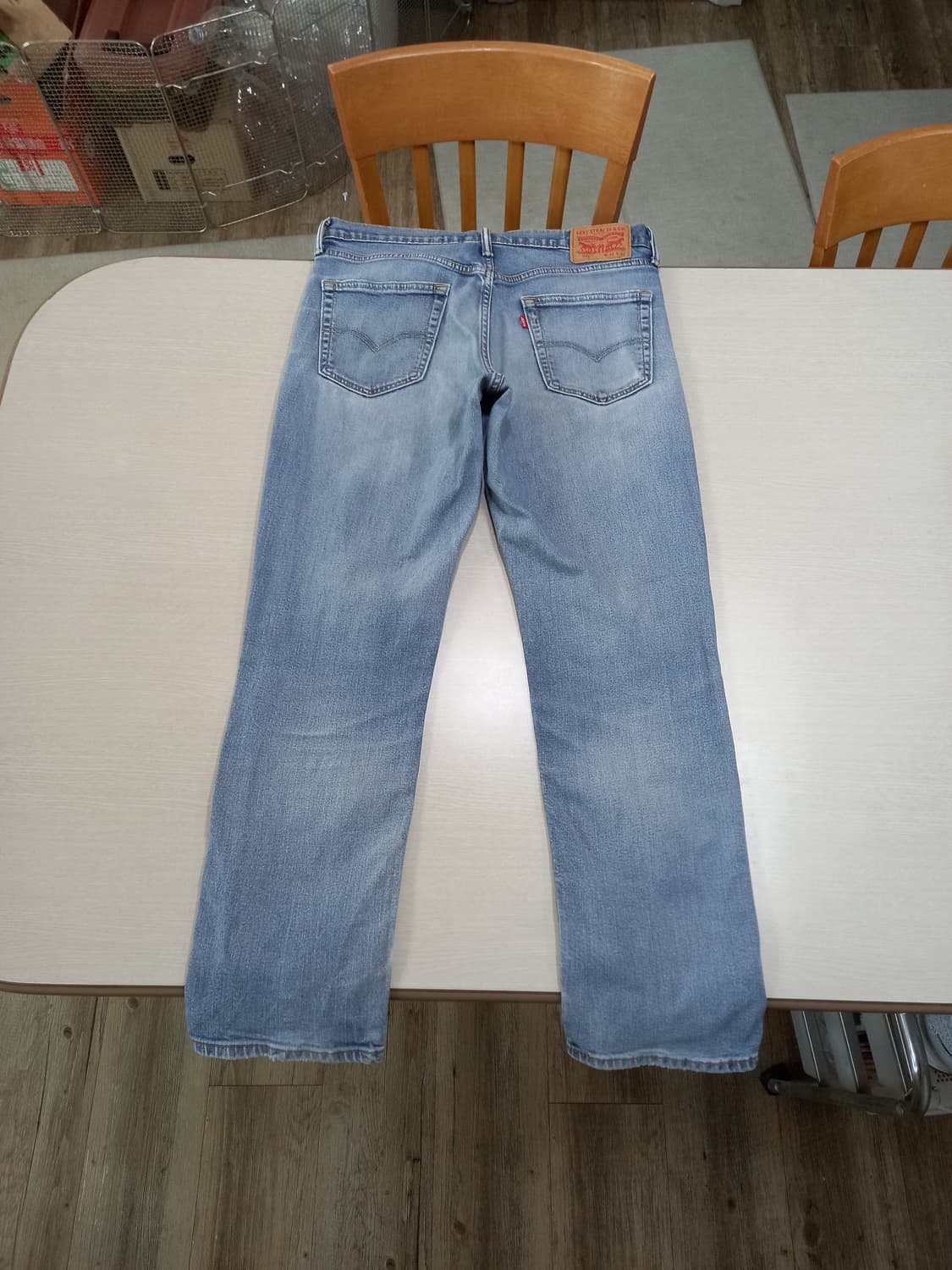 33 리바이스541 워싱 스판 슬림일자진 연청 33-435 상품이미지2