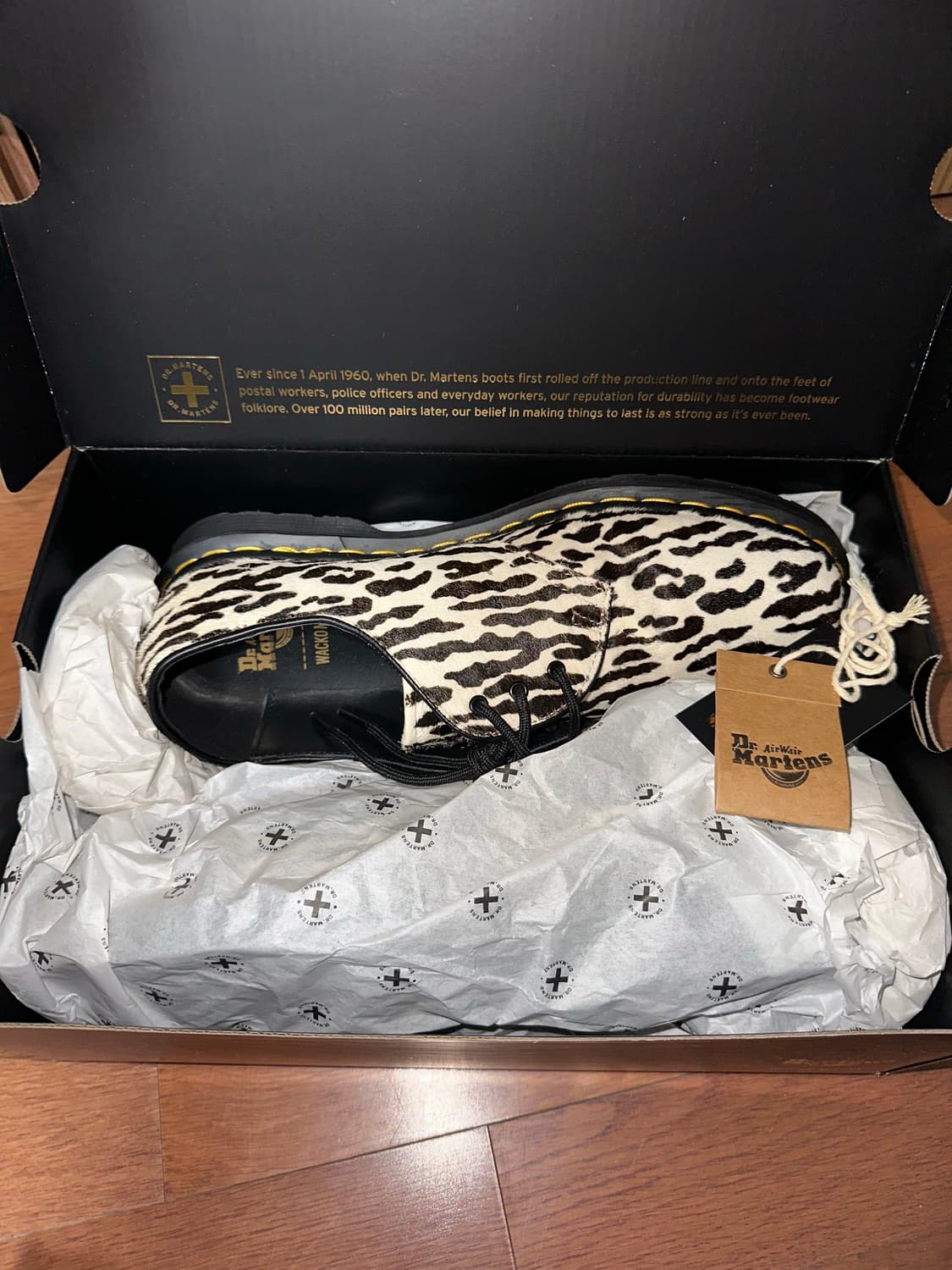 [280] 닥터마틴 와코마리아 1461 타이거 카모 헤어 상품이미지8